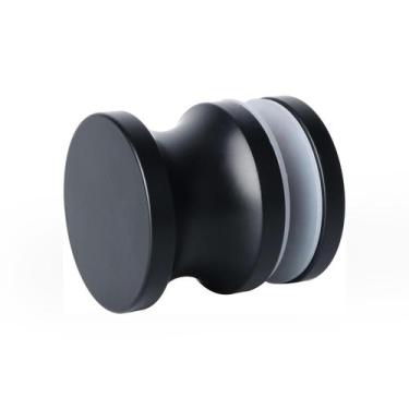 Imagem de Maçaneta de vidro para chuveiro Alise Sliding Knob em aço inoxidável