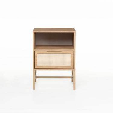 Imagem de Mesa de Cabeceira Square 1 Gaveta 1 Nicho 60 cm x 43 cm x 40 cm - Casa