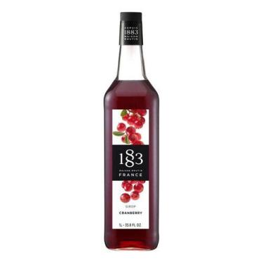 Imagem de Xarope Francês 1883 De Cranberry - 1000ml - Maison 1883