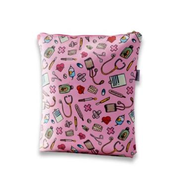 Imagem de Bolsa necessaire personalizada enfermagem - (ROSA)