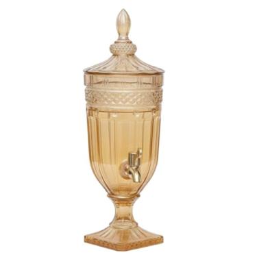 Imagem de Jarra de Vidro, Jarra de Vidro com Tampa, Suqueira de Vidro Filtro Suco água Saborizada Jarra, 5l Ambar, 19.5×51cm