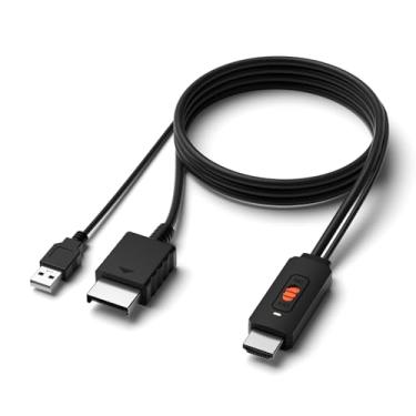Imagem de Y.D.F Cabo adaptador PS2 para HDMI, conversor PS2 para HDMI, suporta todos os modos (480i, 576i, 480p). Funciona para PlayStation 2/PlayStation 3 HD Link Cable (Ypbpr Singal melhora 100% a qualidade