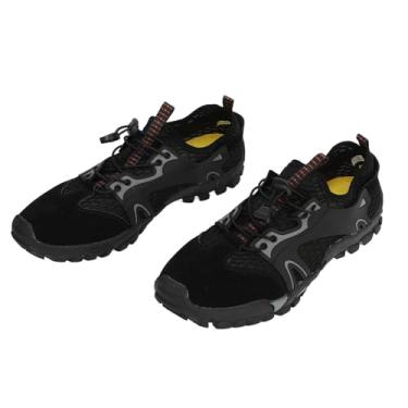 Imagem de Tênis de Caminhada Masculino Preto Respirável Secagem Rápida Praia Caminhada Ao Ar Livre Tênis de água para Escalada (43)