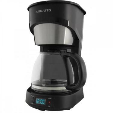 Imagem de Cafeteira Agratto Aroma Preta Programável 127V 38xícaras