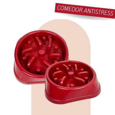 Imagem de Comedouro Lento Educador Para Cães e Gatos Comilão Labirinto Anti-Obes