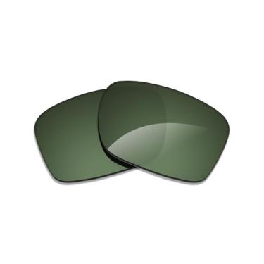 Imagem de Alphax Lentes de reposição polarizadas cinza verde para óculos de sol Spy Optic Fold