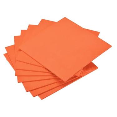 Imagem de EVA Sheet, 8pcs 5mm Thick Spone Foam 10x10 Inch Craft Eva Sheets DIY Handmade Model Making Material(Orange)