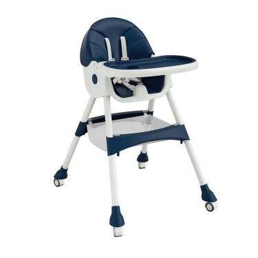 Imagem de Cadeira de Alimentação Zippy Toys Reclinável e Dobrvel Azul