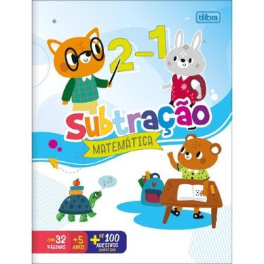 Imagem de Cartilha de Atividades de Matemática - Subtração Aprender, Brincar e C