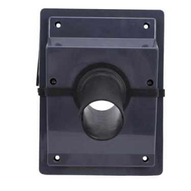 Imagem de VINGVO Kit de Cobertura de Conjunto de Linha de Penetração de Parede HVAC, Tampa de Corpo Dividido de Plástico para de Ar Condicionado Com Juntas Macias, Cabe No Diâmetro Interno do (Cinza)