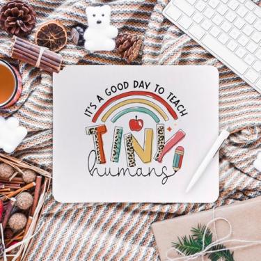 Imagem de Tapete de rato para professores arco-íris, presentes de agradecimento aos professores, tapete de rato para casa, escritório, dormitório, laptop, computador, acessórios de mesa, suprimentos, presentes