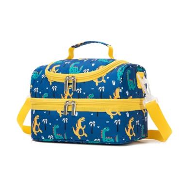 Imagem de Khulula Lancheira térmica infantil para meninas, mini refrigerador, bolsa de armazenamento de comida de volta às aulas - lancheira pequena reutilizável para piquenique com estampas fofas (2