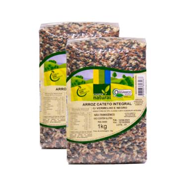 Imagem de Kit 2X: Arroz Cateto Integral/Vermelho/Negro Orgânico 1kg
