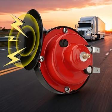 Imagem de Buzinas de trem super altas 300DB, kit de substituição de buzinas elétricas impermeáveis de 12 V, acessórios automotivos universais para carros, caminhonetes, motocicletas, barcos