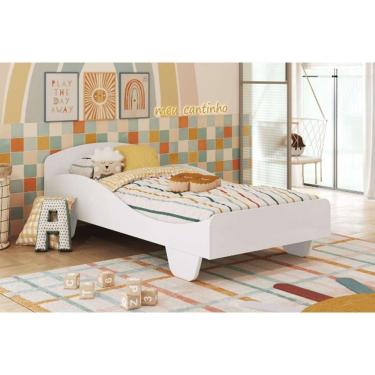 Imagem de Mini Cama Infantil Sol Branco - Peroba