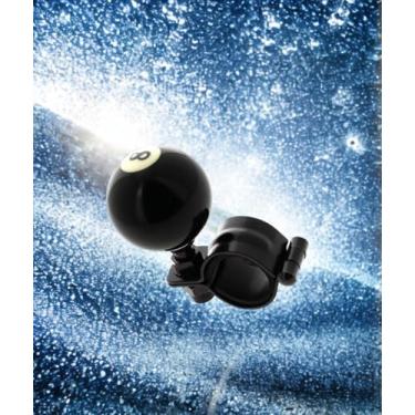 Imagem de APROFAMILY Black Magic 8-Ball Magic 8-Ball Botão de volante giratório Suicidas para volante de rotação de 360 graus, manípulo elétrico para carro, caminhão, trator