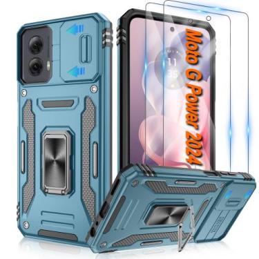 Imagem de Capa para celular ATUMP Moto G Power 5G 2024 6.7" Azul