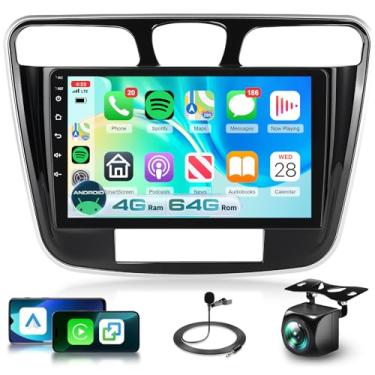 Imagem de Rádio estéreo 4G + 64G para Chrysler 200 2011-2014 com DSP/32EQ Wireless Carplay Android Auto, Sellrich 22.9 cm 1280P IPS tela sensível ao toque rádio Bluetooth 5.0 GPS WiFi FM/RDS SWC câmera reserva