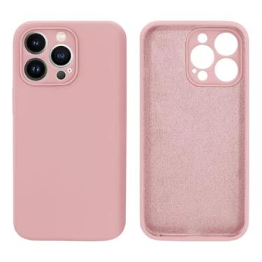 Imagem de Capinha Compativel com iPhone 14 Pro Max Com Proteção de Câmera em Silicone com Interior Aveludado