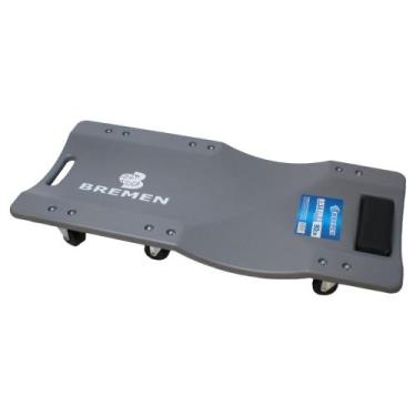 Imagem de Carrinho Esteira P/ Mecânico 150 kg Cinza C/ Encosto Bremen