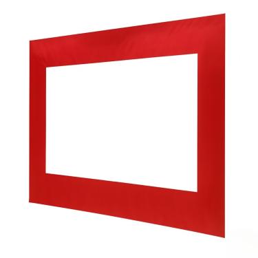 Imagem de Toldo para Area Externa, Cortina Toldo com Visor Lona Impermeável Dupla Face Sacada Portão Quintal(Vermelho,Altura 160 x Largura 160cm)