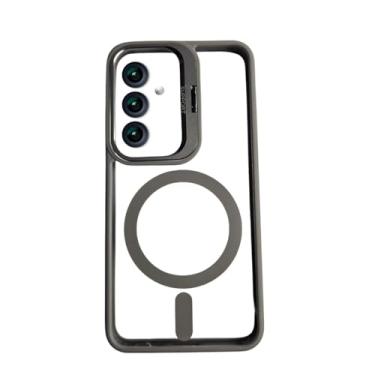 Imagem de Capa para Samsung Galaxy S25 e S24 Capinha - Compatível com Carregamento por Indução, com protetor de câmera, resistente a choques e quedas com suporte ajustável Kickstand (ci, Samsung Galaxy S25)