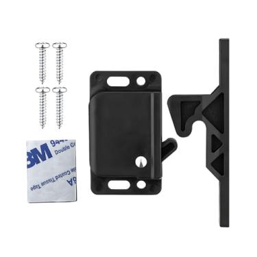 Imagem de Sandfren Travas e travas de gaveta para trailer, trava de porta de armário RV com força de tração de 3,2 kg com parafusos de montagem, trava de substituição de pegador de porta de motorhome, universal