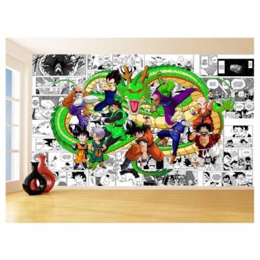 Imagem de Papel De Parede Dragon Ball Goku Vegeta Anime 3,5M Dbz200 - Você Decor