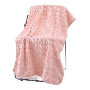 Imagem de KIT Toalha de Banho Microfibra Coral 70x140cm – toque Macia, Leve, Alta Absorção e Secagem Rápida (Salmao-RYG09,3)