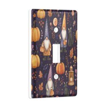 Imagem de Blueangle Capa para placa de parede para interruptor de luz - Gnomos fofos potes de doces capa decorativa para tomada de parede, tamanho 1 - gangue 4,53 x 2,76 polegadas (312)