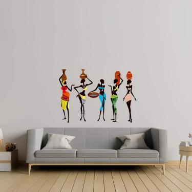 Imagem de Adesivo De Parede Mulheres Africanas