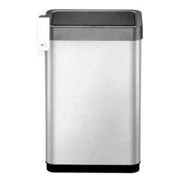 Imagem de Lixeira Automática Sensor que Abre 50 L Aço Inox luxo-members Mark - M