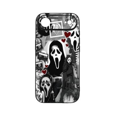 Imagem de qizjio Capa de telefone de anime de terror à prova de choque protetora de Halloween para iPhone 17 Air