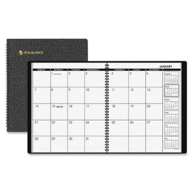 Imagem de AT-A-GLANCE Agenda mensal reciclada, 21 x 28 x 28 cm, preta, 2013 (70-260-05)