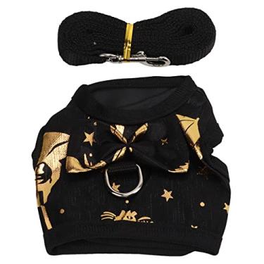 Imagem de Acouto Trela ​​de Arnês de Nylon Macio Ajustável – Colete de Coelho Confortável para Pequenos Animais de Estimação, Incluindo Coelhos, Furões, Gatinhos e Porquinhos-da-índia Com Alças de Peito e (S)