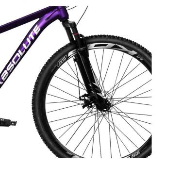 Imagem de Bicicleta Aro 29 Absolute Nero 5 Alumínio 21v Freio A Disco Garfo Suspensão Mountain Bike Roxo Tam: 15