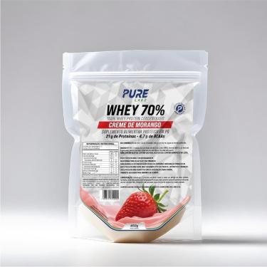 Imagem de Whey Protein Concentrado 70% 450g Pure Athletic-Unissex
