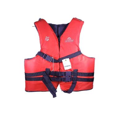 Imagem de Colete Salva Vidas Hiper Pesca Com Zíper 50kg EAF Poliéster Com Apito