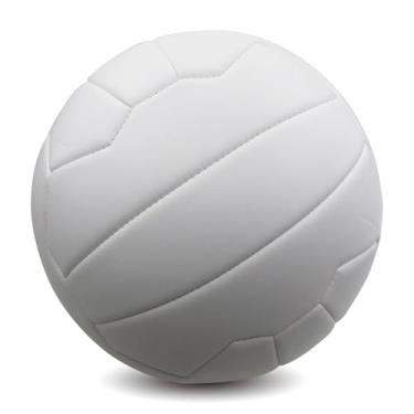 Imagem de MINDCOLLISION Branco, tamanho 5, bola de futebol sem logotipo simples – design vintage, tamanho 4/5 (branco/preto/marrom) | Perfeito para autógrafos de jogadores, presentes personalizados e eventos