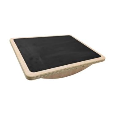Imagem de simhoa Prancha de equilíbrio de madeira para alongamento de panturrilha, ideal para cheerleading, antiderrapante, perfeita para exercícios de fitness e, Style a
