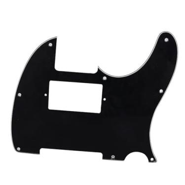 Imagem de LiebeWH Pickguard de Guitarra, Placa de Proteção Anti-riscos de Pvc para Telecaster, Redução de Ruído, Fácil Instalação para Músicos (Preto)