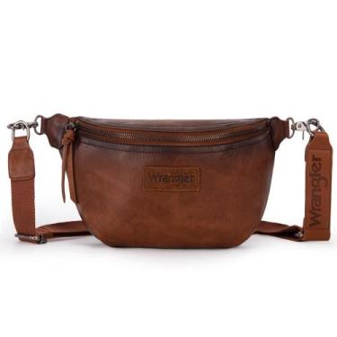 Imagem de Fanny Pack Wrangler Large para mulheres e homens, marrom envelhecido
