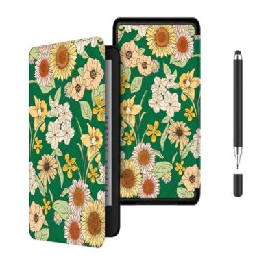 Imagem de Akacy Capa leve de TPU com padrão pintado para Kindle Paperwhite 6.0 (Geração 2022/2024, números de modelo C2V2L3 e RS23CV), fina e leve, com despertar/hibernar automático (17)