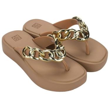 Imagem de Tamanco Plataforma Link Zaxy (Marrom, BR, Adulto, Numérico, M, 37)