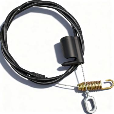 Imagem de Cabo de tração de embreagem 946-05397 compatível com cortadores de grama CUB Cadet, MTD, Craftsman e Troy-Bilt, serve nos modelos CC600, TBWC28, M430, M410, CMGM231204 e Pro Series 71.1 cm, substitui