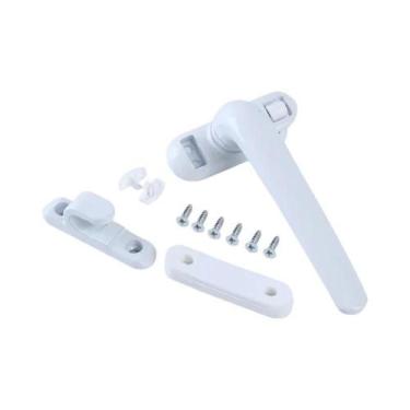 Imagem de Fechadura De Roda Universal Para Janela De Batente Em Liga De Alumínio