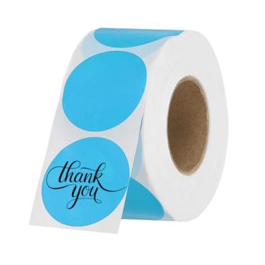 Imagem de PATIKIL 800 peças de etiquetas térmicas redondas, adesivos coloridos em círculo de 4 cm, etiquetas autoadesivas para impressão térmica, escritório, decoração de casa, diário, lista de tarefas, caderno