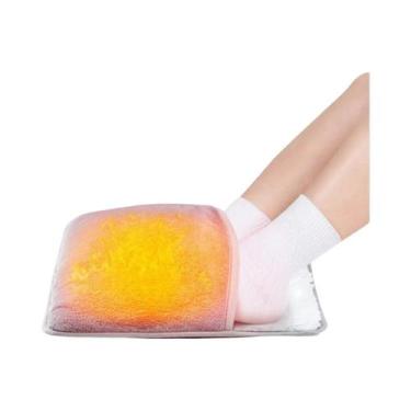 Imagem de Aquecedor De Pés Elétrico USB Com Almofada De Aquecimento Em Veludo Pa