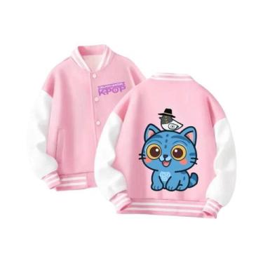 Imagem de Jaqueta De Uniforme De Beisebol Kpop Demon Hunter Para Meninas, Manga 