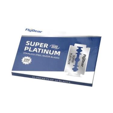 Imagem de Aparelho De Barbear Manual Masculino Em Aço Inoxidável Com 10 Lâminas,